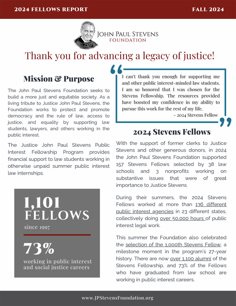 2024 Fellows Report