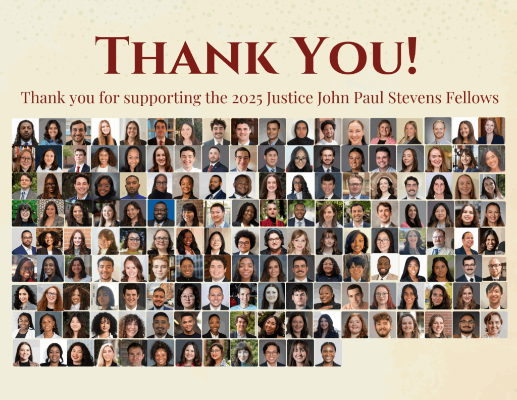 Picture gallery including headshots of the 2025 Stevens Fellows